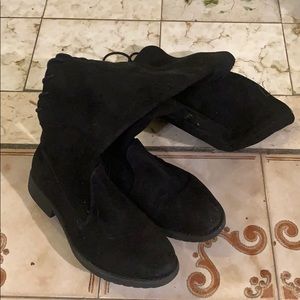Girls knee high boots